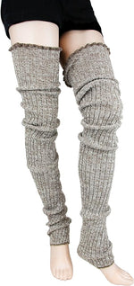 Load image into Gallery viewer, Super Long Cable-Knit Legwarmers
